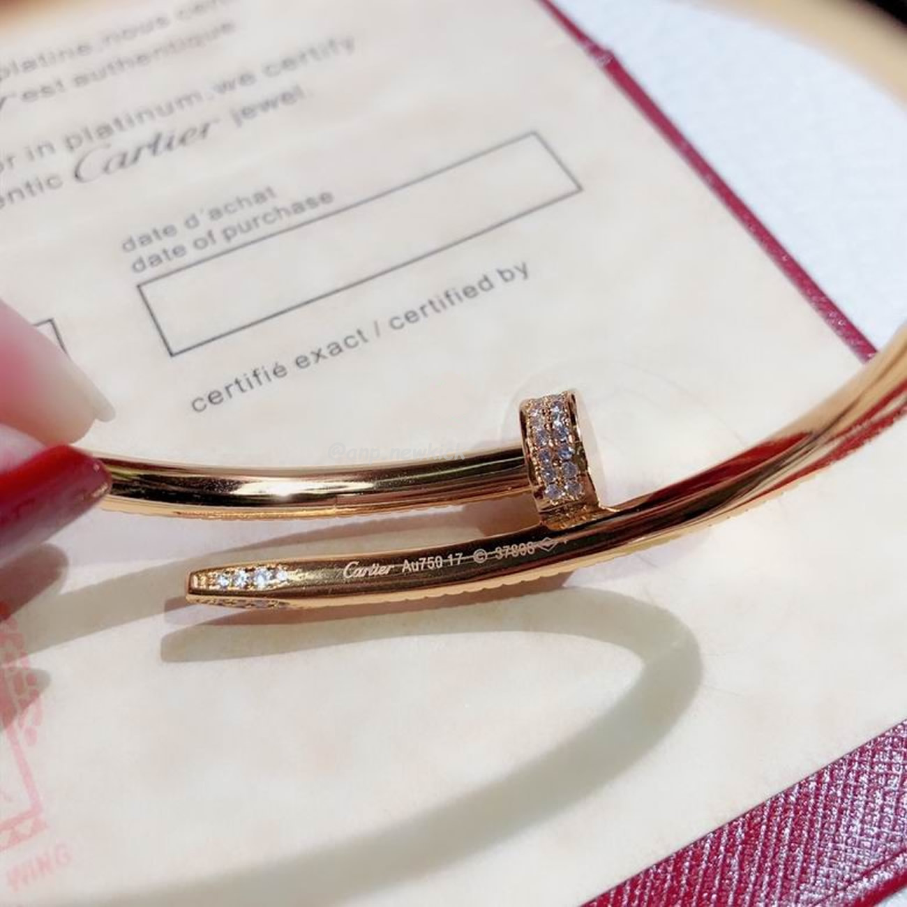 Cartier Bracelet Juste Un Clou Bracelet 18k Rose Gold (6) - newkick.cc